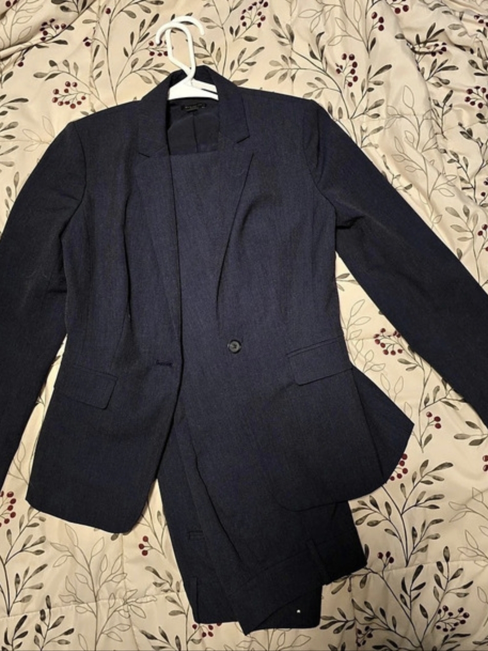 Ann Taylor Women's Blue Blazer Suit Set